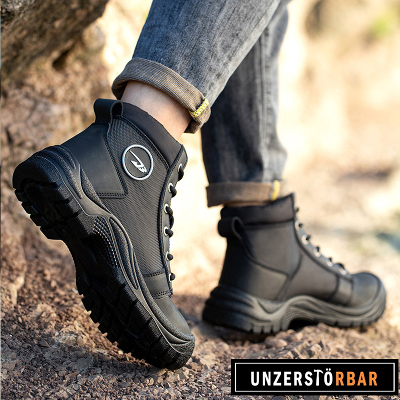UNZERSTÖRBAR-SCHWARZ HOCH-UNZERSTÖRBAR-Sicherheitsschuhe-Arbeitsschuhe