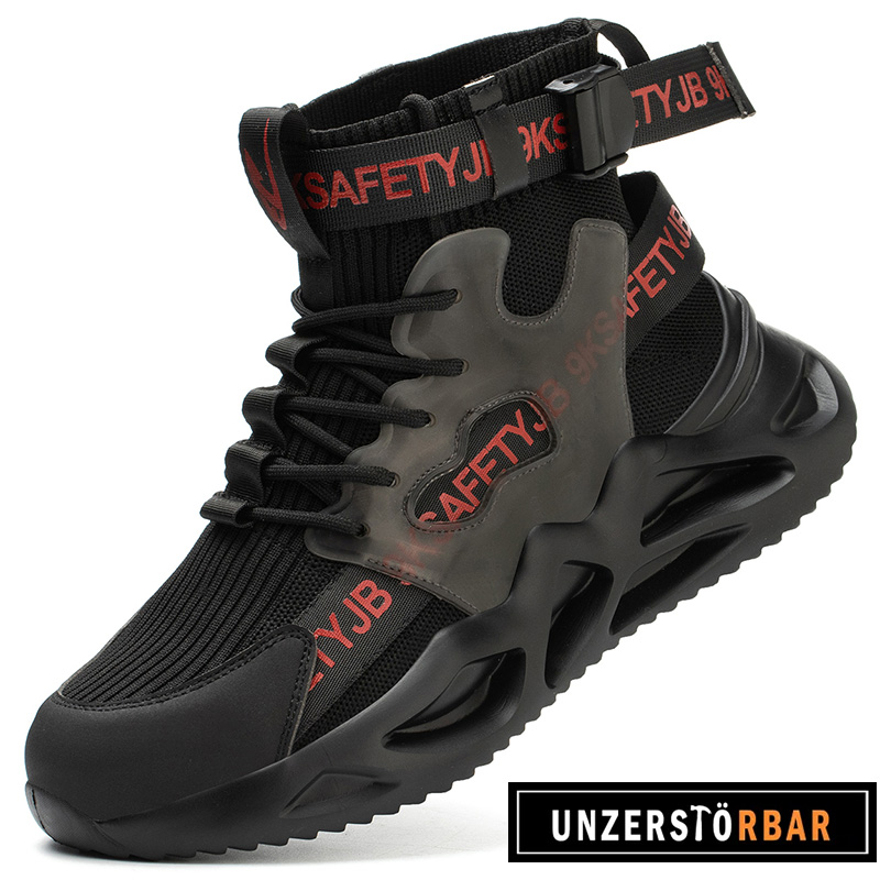 BUNT-SCHWARZ-UNZERSTÖRBAR-Sicherheitsschuhe-Arbeitsschuhe