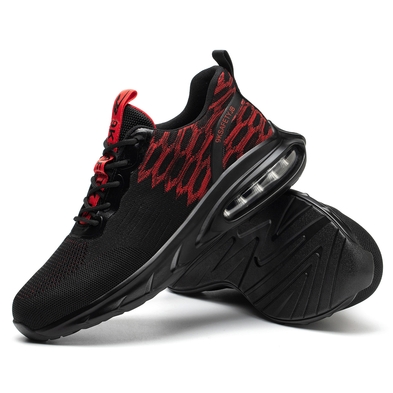 PRALLEN-ROT-UNZERSTÖRBAR-Sicherheitsschuhe-Arbeitsschuhe