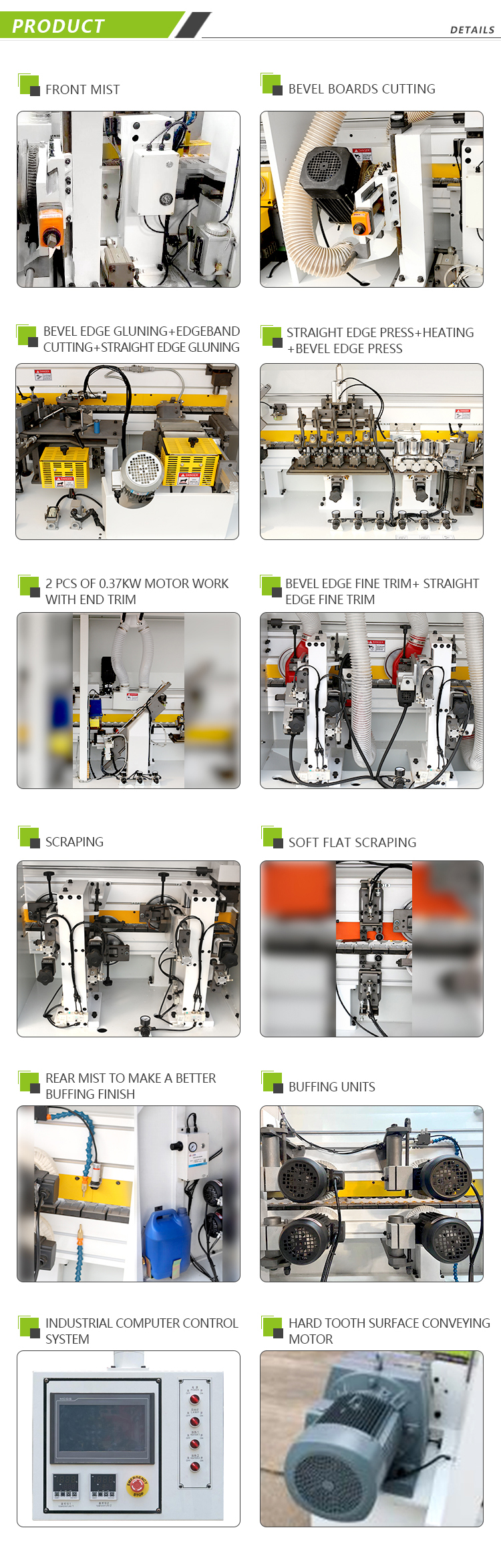 Automatic Inclination Edge Banding Machine