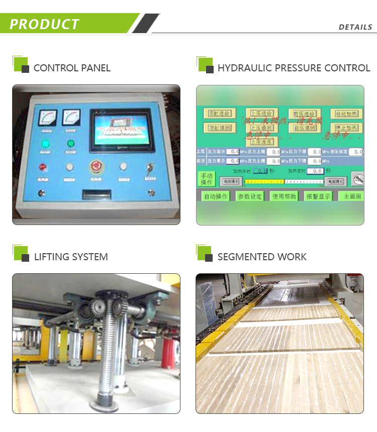 HF Wooden Board Joining Machine with Double Workbench