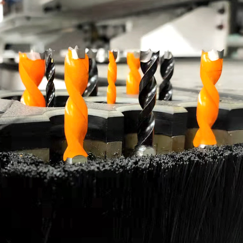 CNC 6 Sides Drilling Machine with Double Working Table