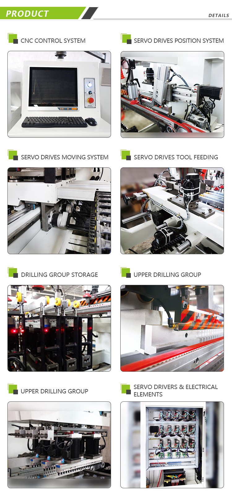 CNC Multi Rows Drilling Machine