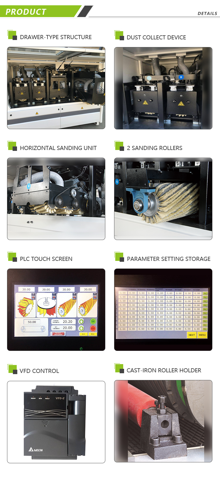 Heavy Duty Brush Sanding Machine