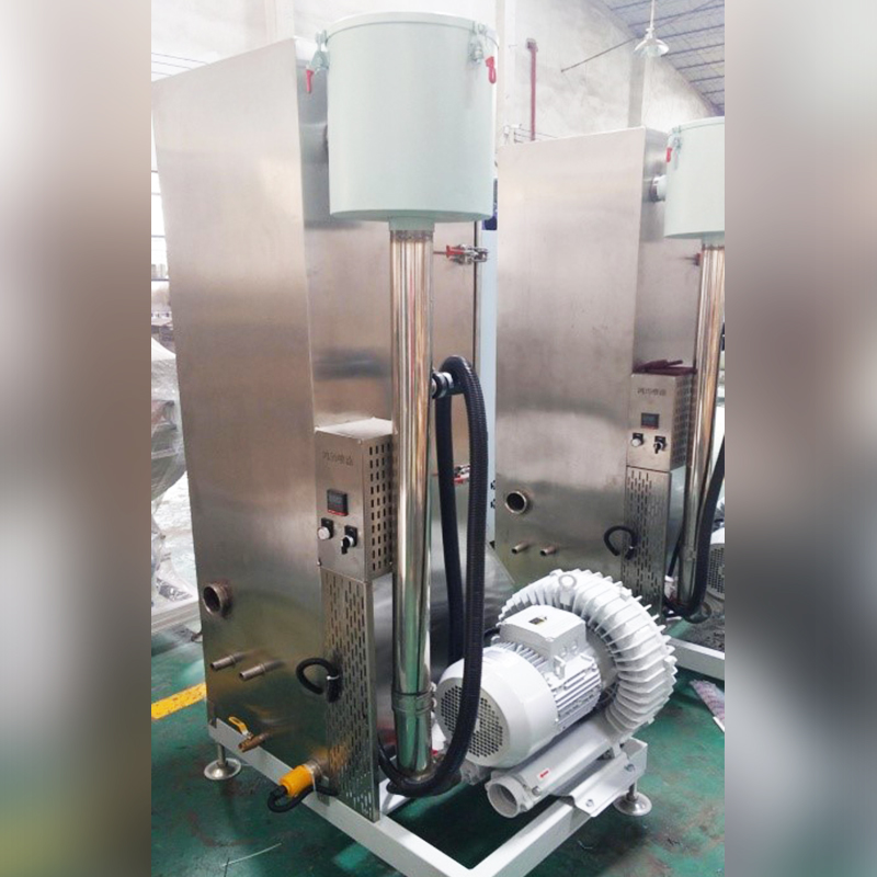 Linear Curved-side Vacuum Spray Line for Drawer