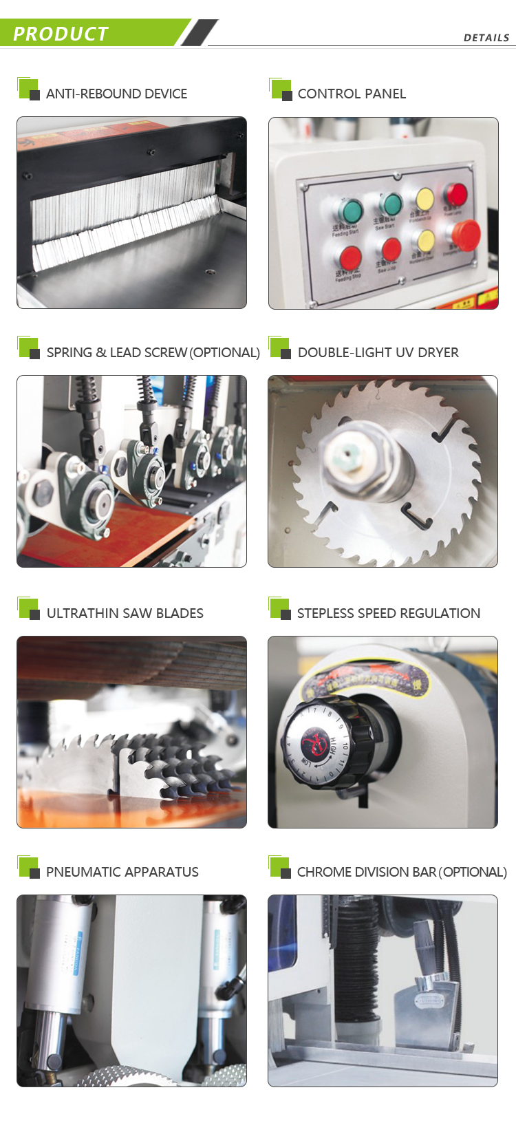 Automatic Bottom Shaft Multi-rip Saw