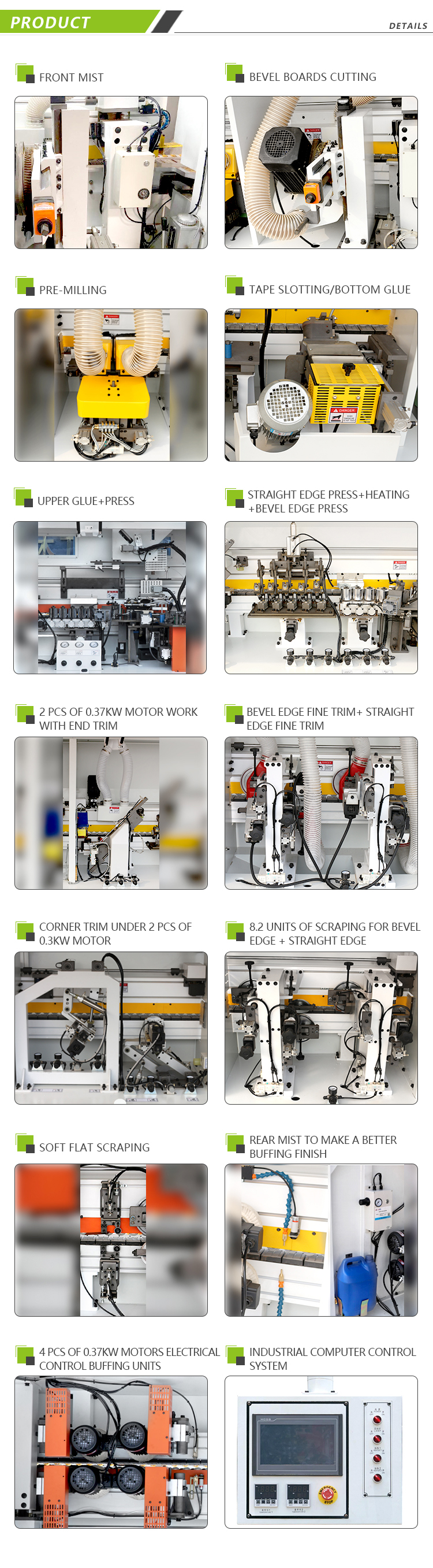 Automatic Inclination Edge Banding Machine