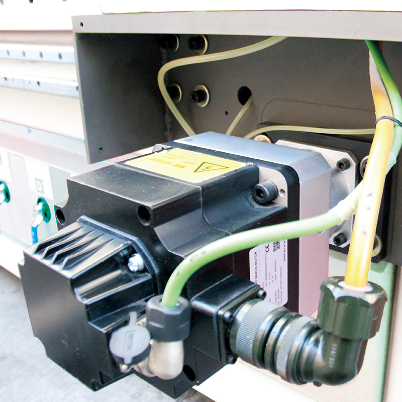 CNC Router Line with Double Vacuum Work Tables