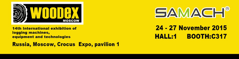 SAMACH 2015 Russia WOODEX Woodworking Machinery Exhitition