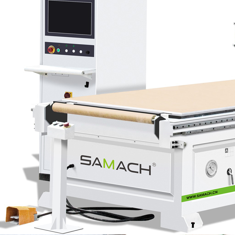 CNC Router Line with Double Vacuum Work Tables