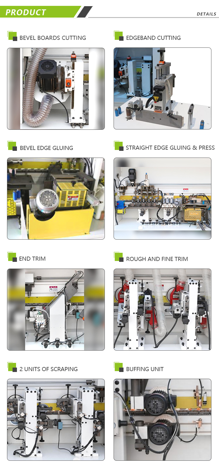 Automatic Inclination Edge Banding Machine