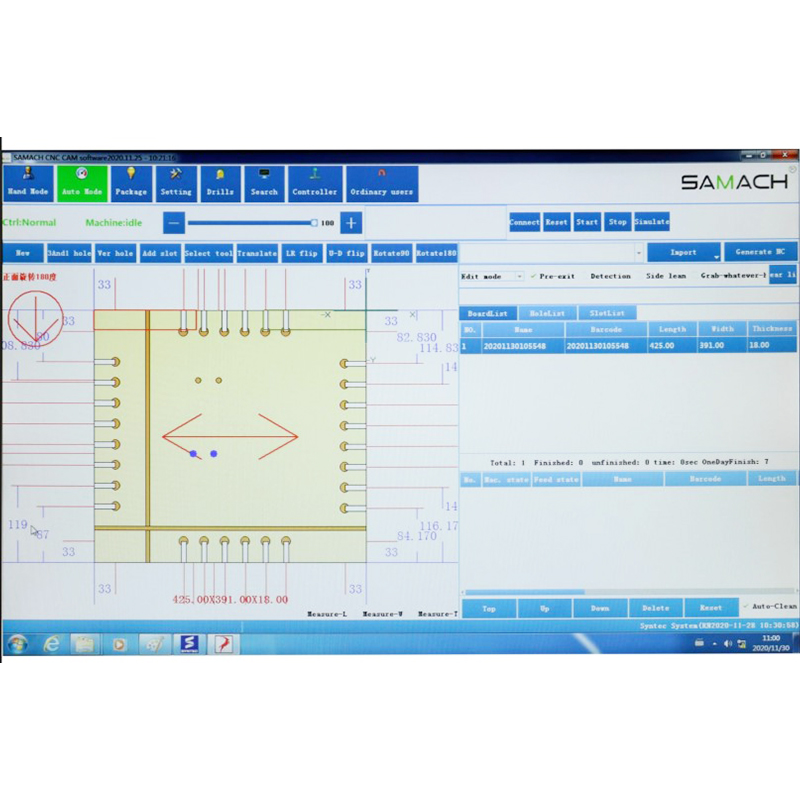 Automatic CNC 6 Sides Drilling Production Line