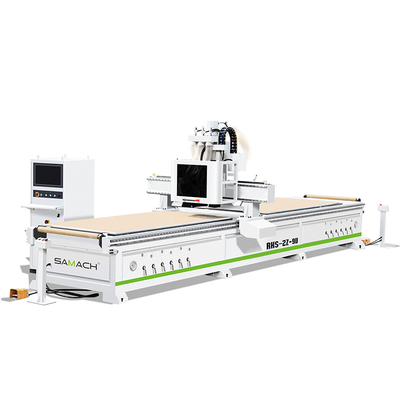 CNC Router Line with Double Vacuum Work Tables