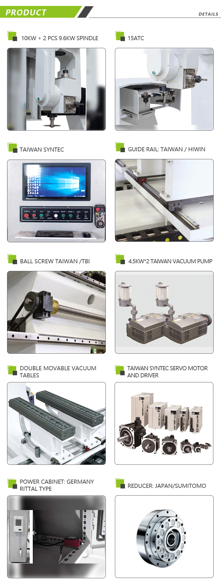 5 Axis CNC Center with ATC Magazine RF-5AH-ATC