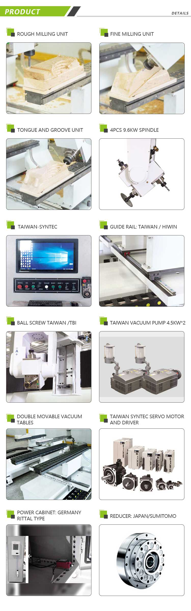 5 Axis CNC Center RF-5AH