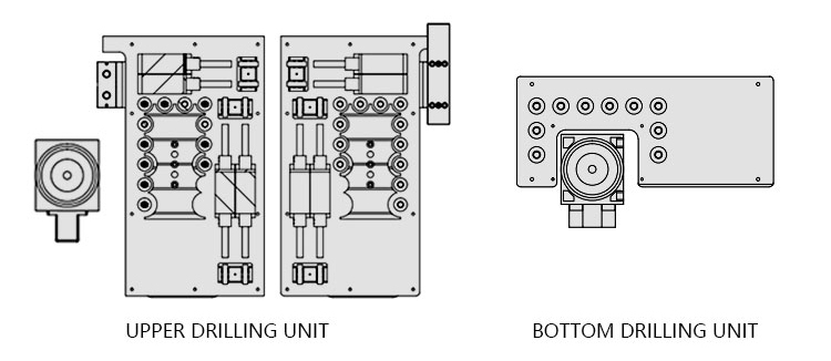 Automatic CNC 6 Sides Drilling Production Line