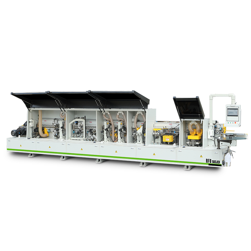 Automatic Edge Banding Machine with Flat Scrapping and Hogging