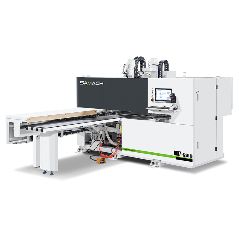 CNC 6 Sides Drilling Machine with 16 bits Round ATC Magazine