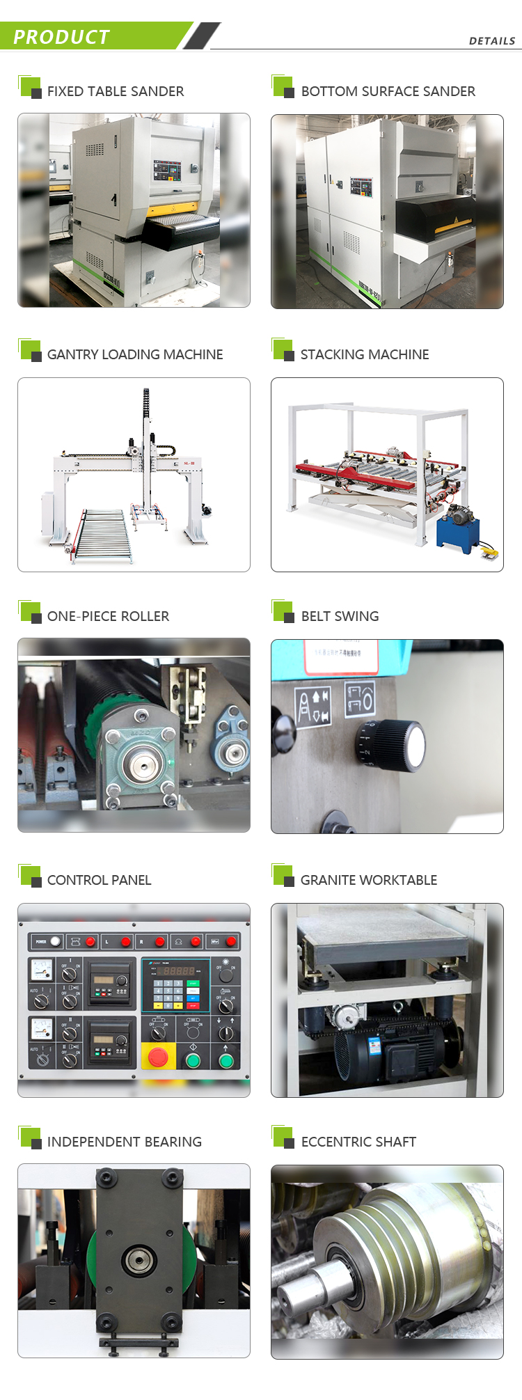 Wide Belt Sanding Production Line for Double Sides