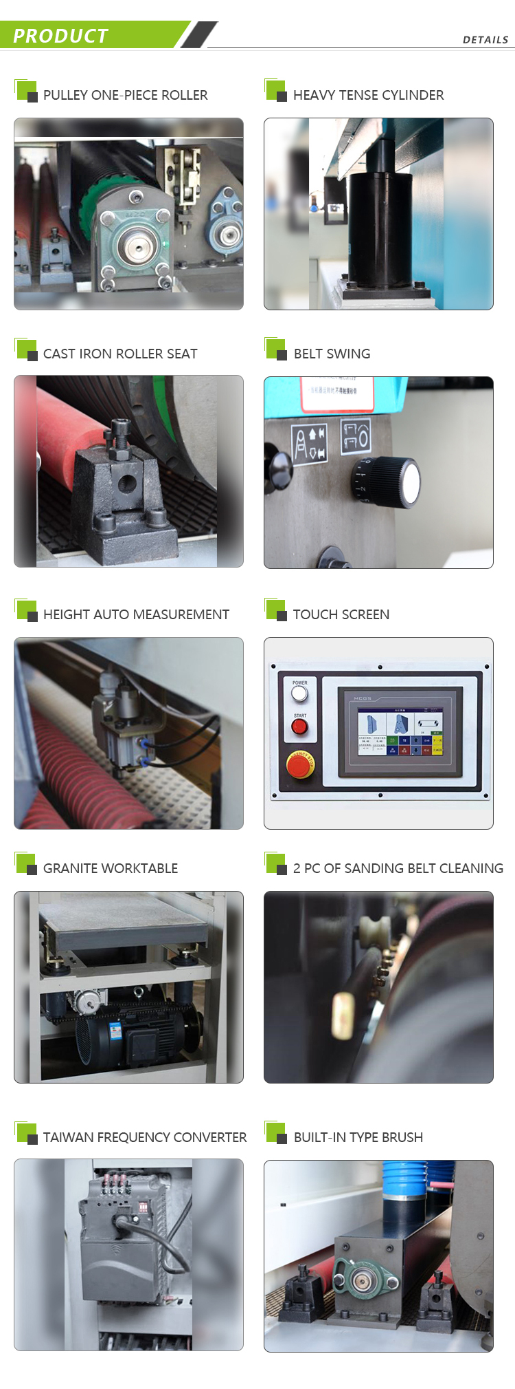 Double Heads Lacquer Sanding Machine