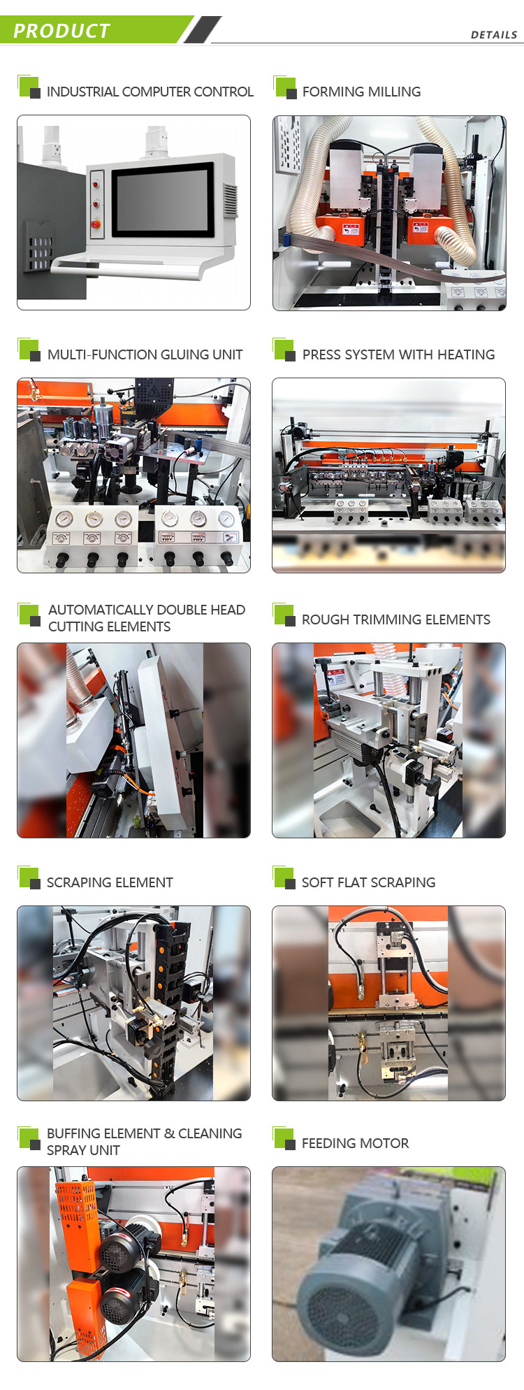 Automatic JShape Edge Banding Machine