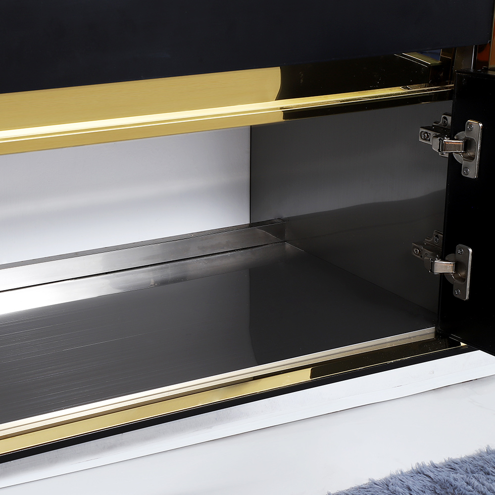 Modern luxury bathroom vanity cabinets lighting bathroom storage waterproof bathroom vanity				