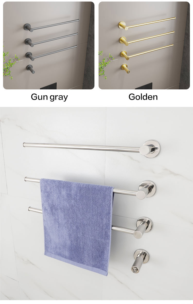 Heated towel rail side profile and mounting bracket