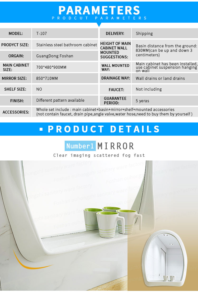 Luxury Vanity Cabinet Side View