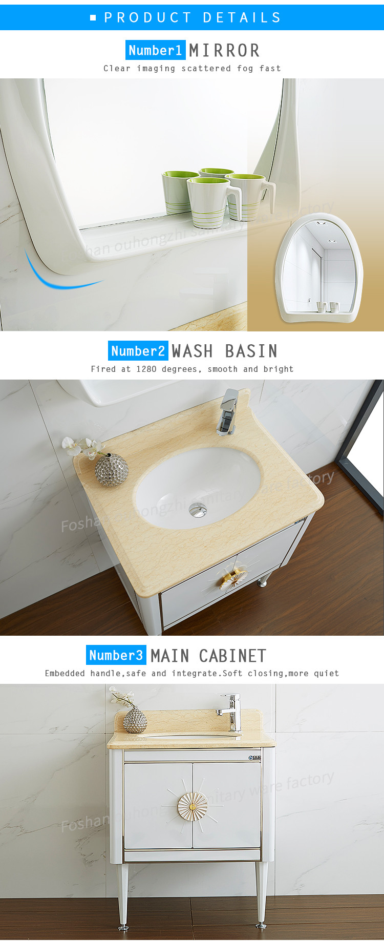 Waterproof Stone Countertop Detail