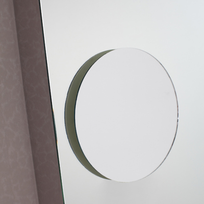 JQS Wholesale Wall Mounted Stainless Steel Corner Toilet Mirror Cabinet