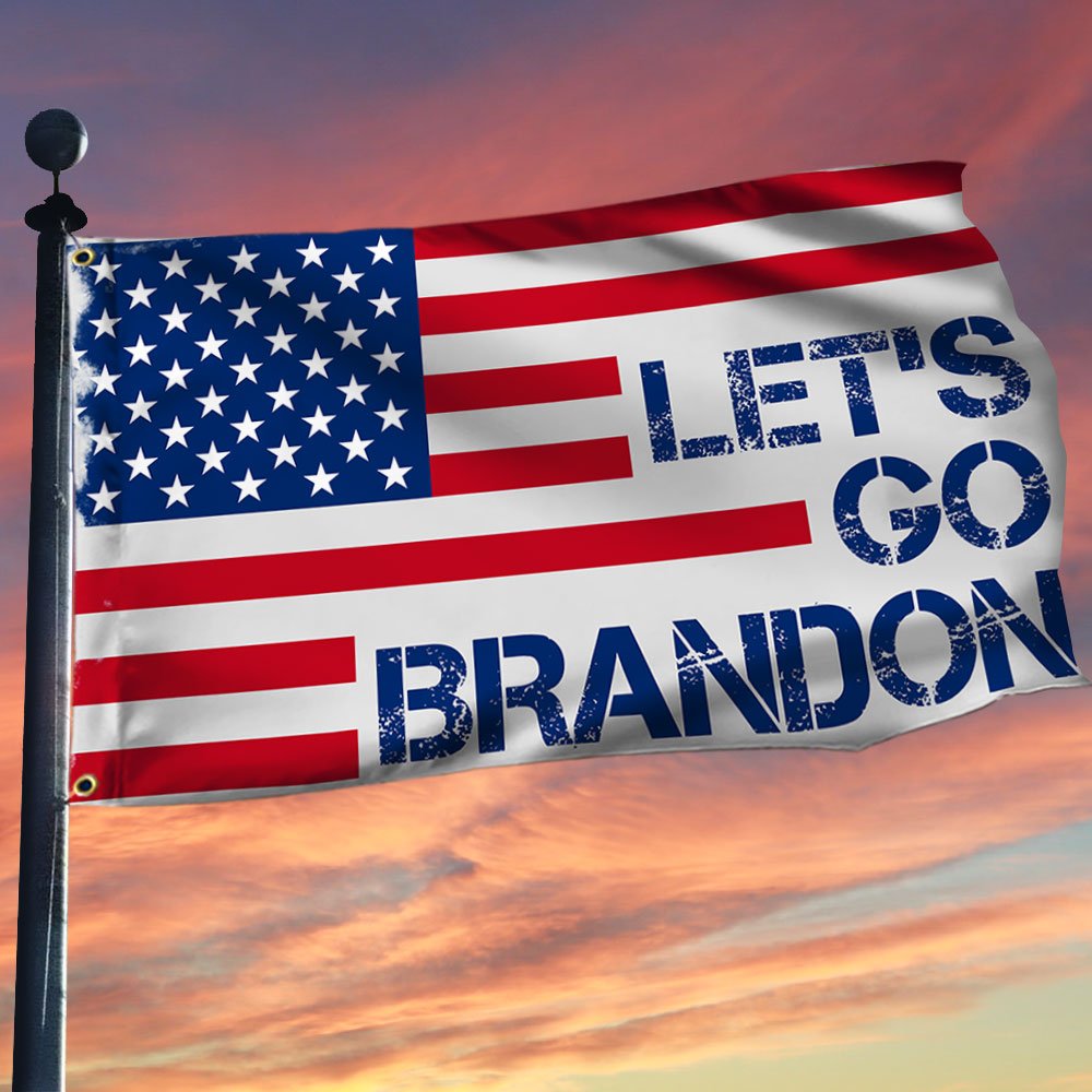 Sample Flag Let American Grommet Flag Let's Go Brandon BNL543GFCT