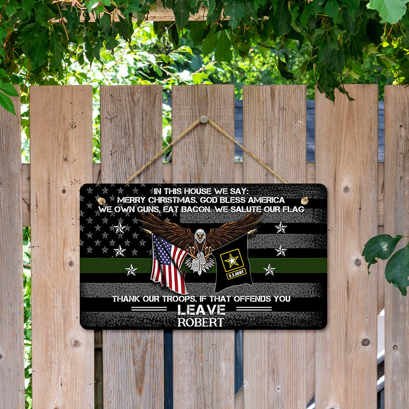 Door sign - Army symbol