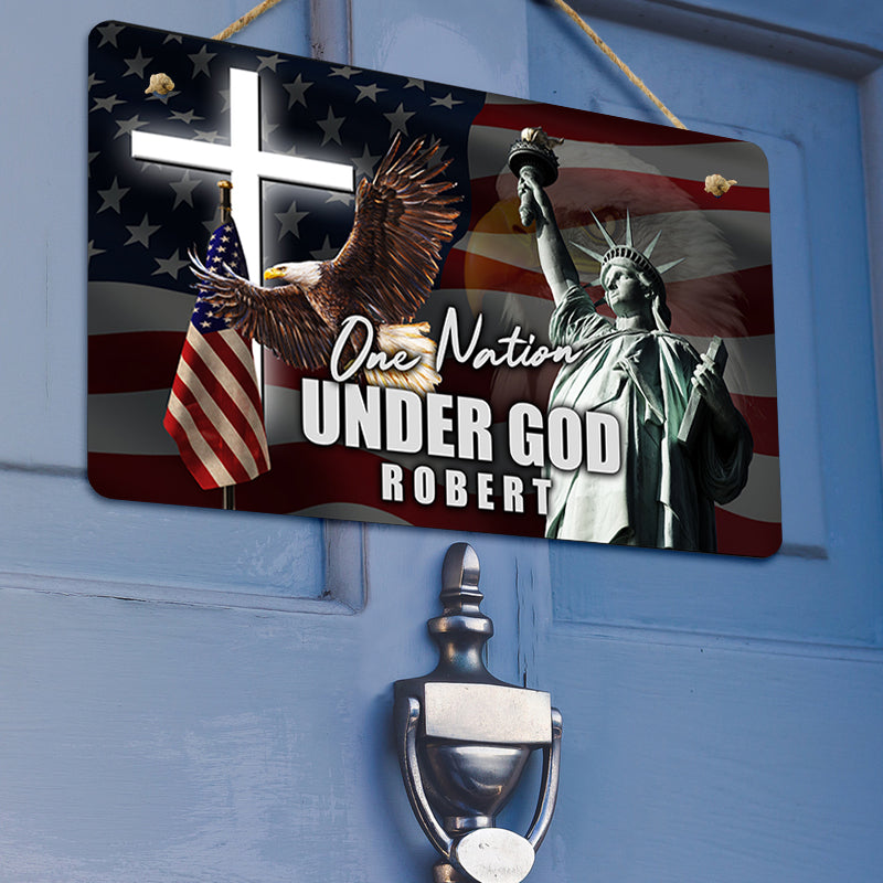 Door sign - Statue