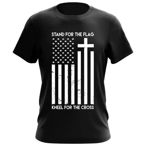 Stand For Flag Kneel For Cross T-Shirt (SFDP) (SEP22)