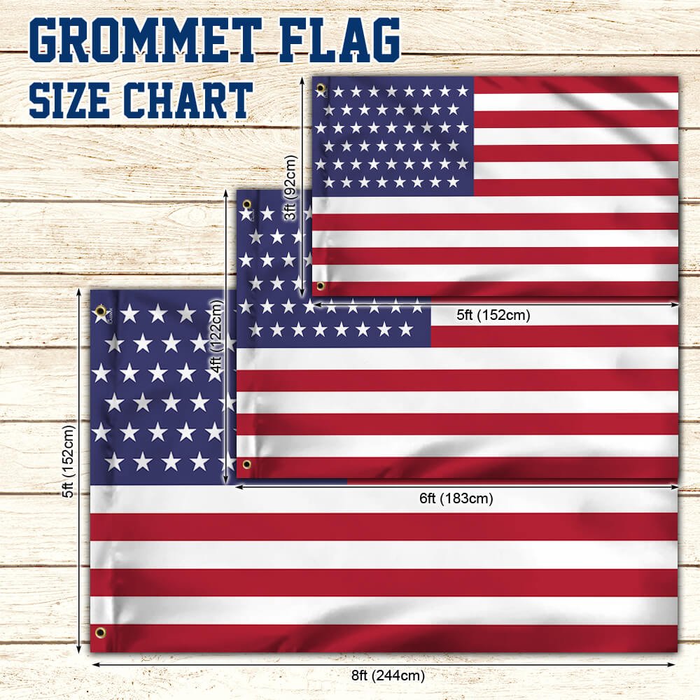 Official Classic American Grommet Flag NNT456GFCT