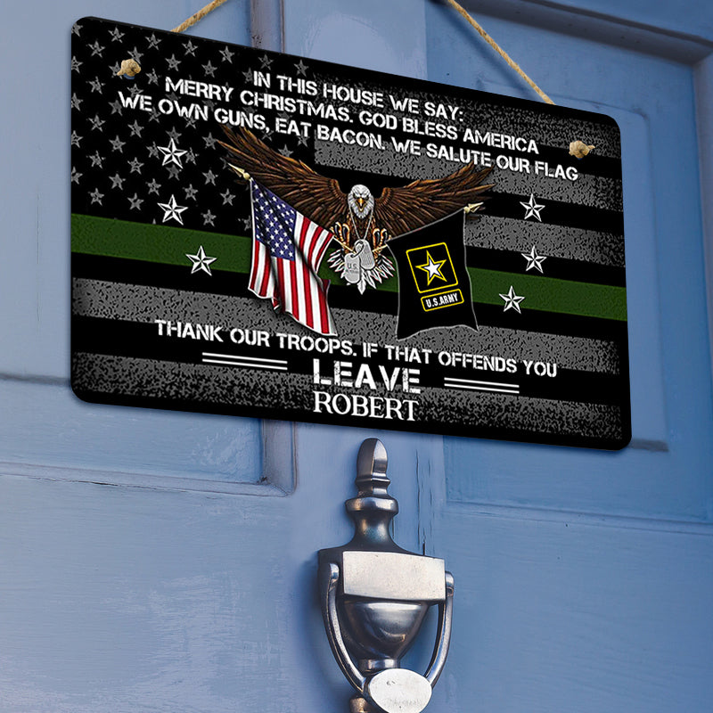 Door sign - Army symbol