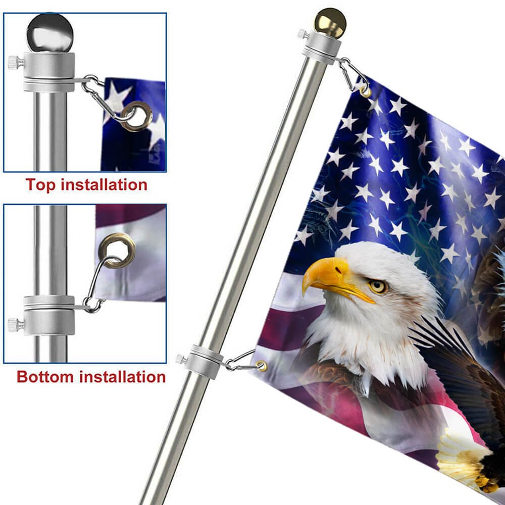 American Eagle Day Grommet Flag BNN171GFCT
