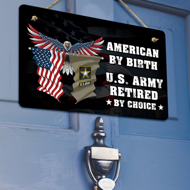 Door sign - Veteran by choice
