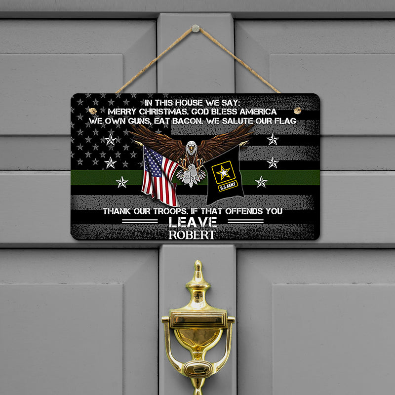 Door sign - Army symbol