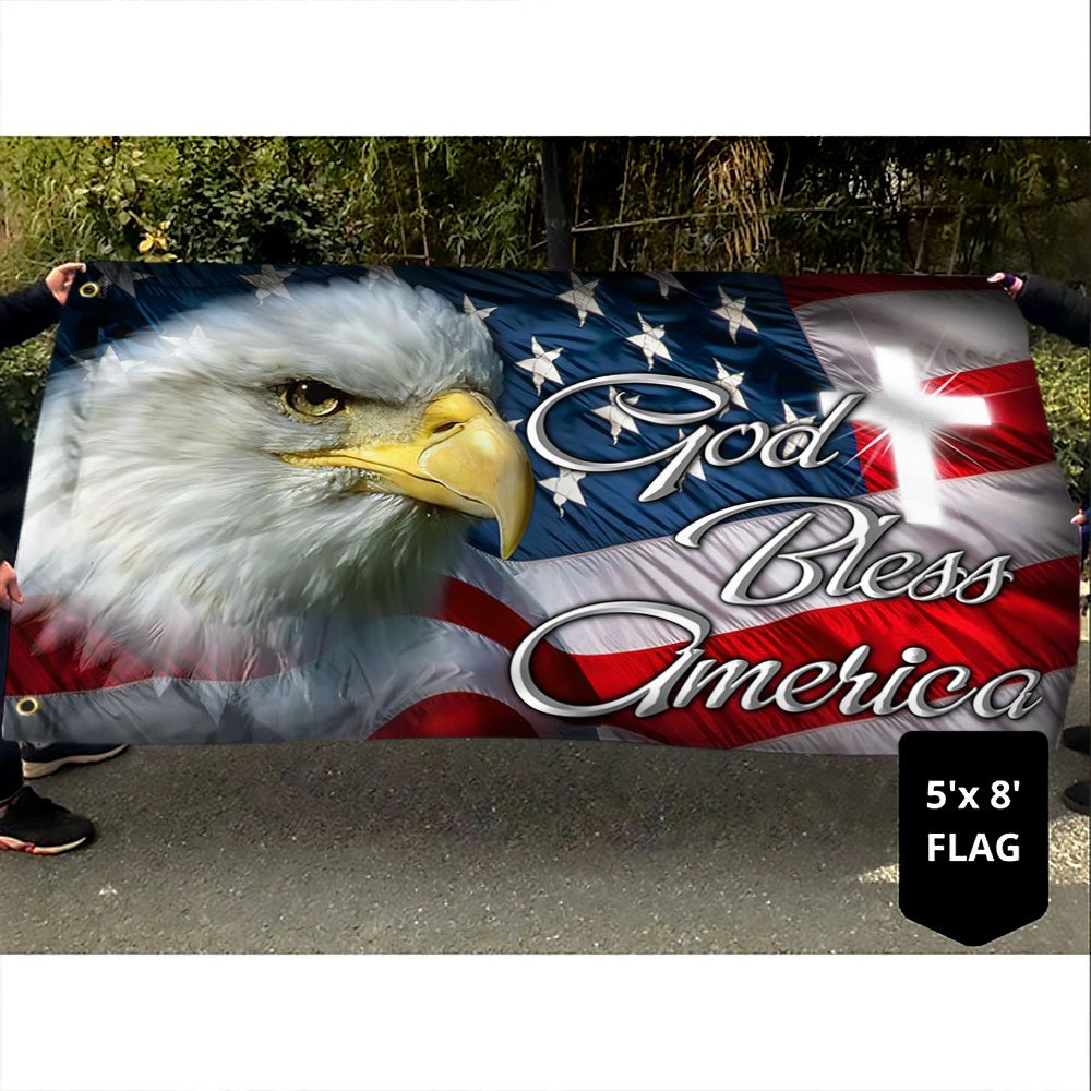 Patriot Eagle Grommet Flag