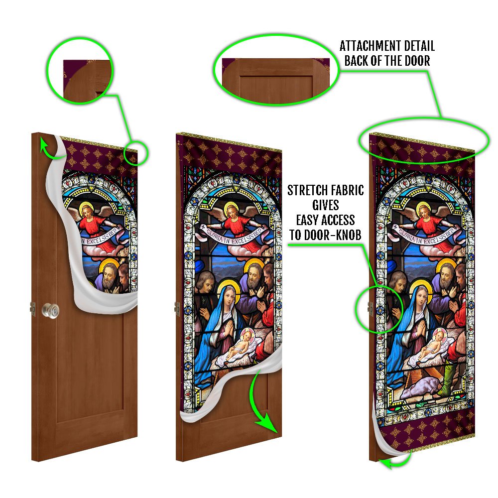 Jesus Christ Family Door Cover