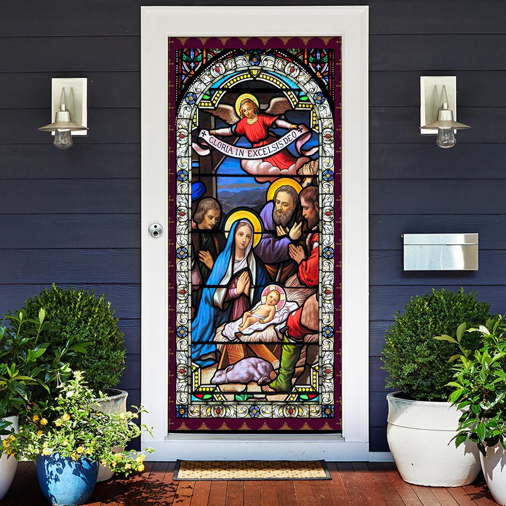Jesus Christ Family Door Cover