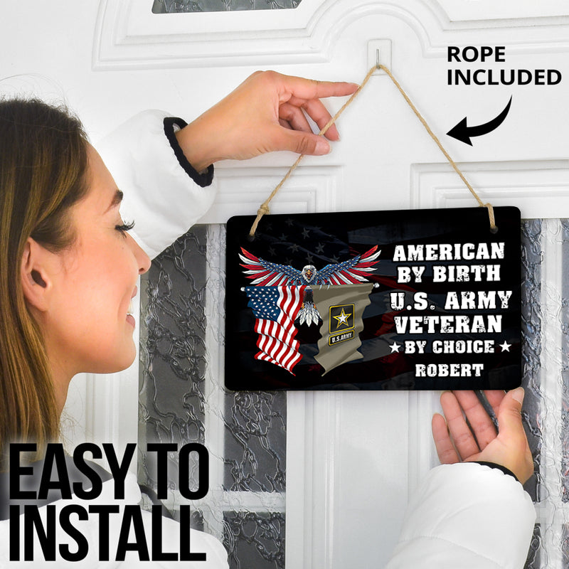 Door sign - Veteran by choice