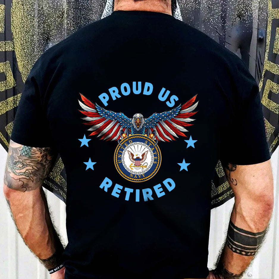 Navy retired T-Shirt