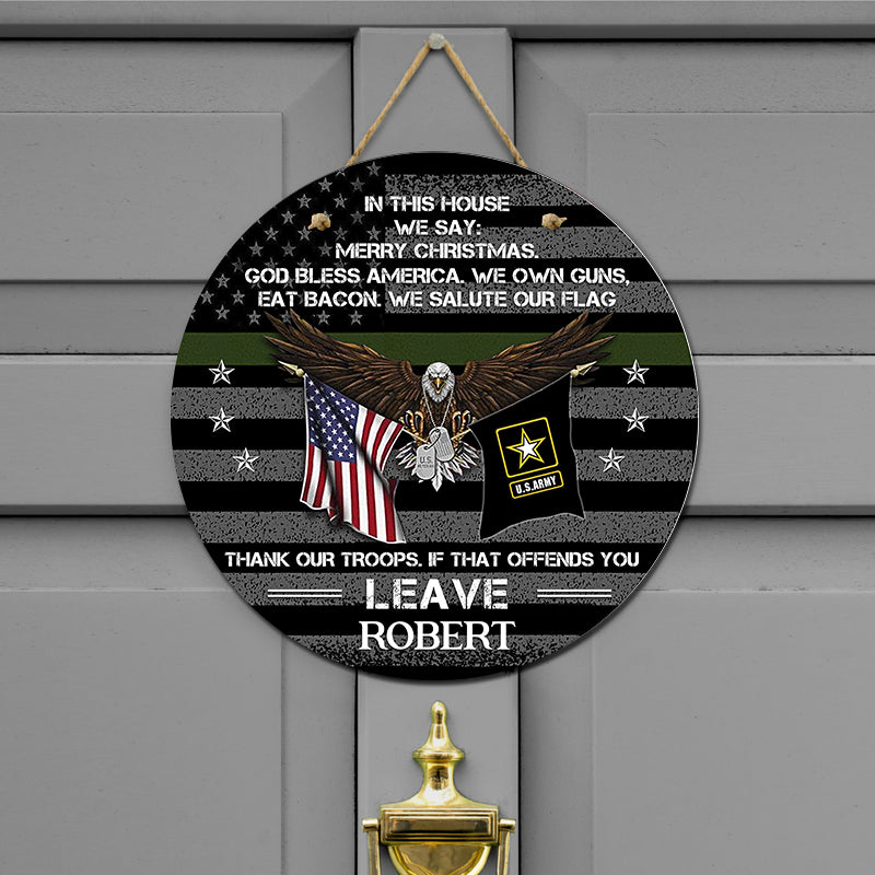 Door sign - Army symbol