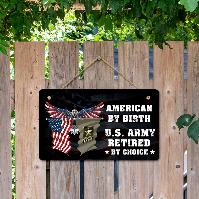 Door sign - Veteran by choice