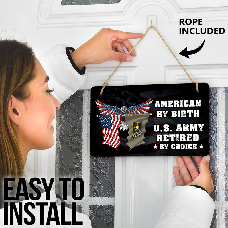 Door sign - Veteran by choice