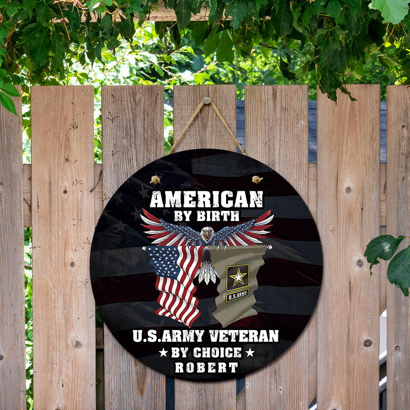 Door sign - Veteran by choice