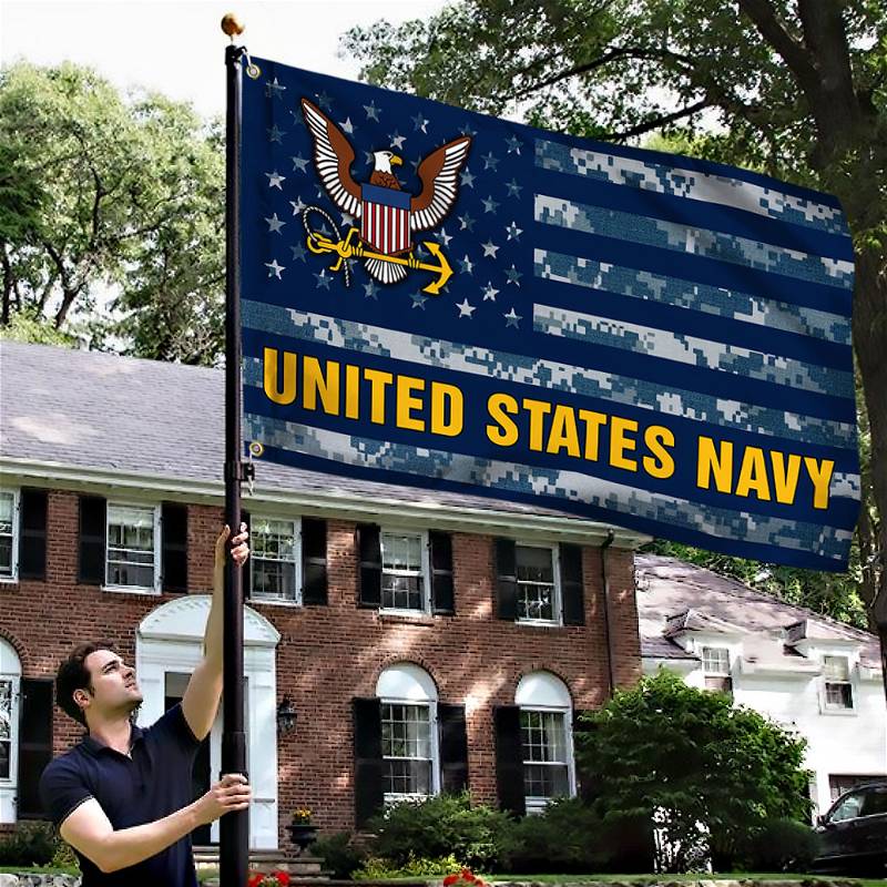 U.S. Navy Grommet Flag