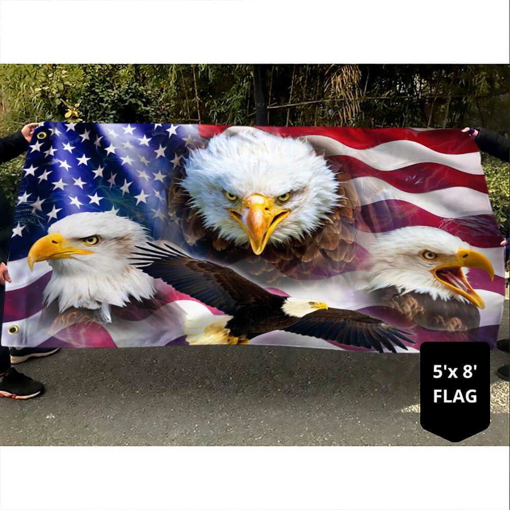 American Eagle Day Grommet Flag BNN171GFCT